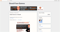 Desktop Screenshot of good-free-games.blogspot.com