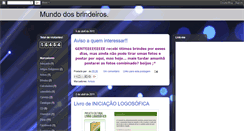 Desktop Screenshot of mundodosbrindeiros.blogspot.com