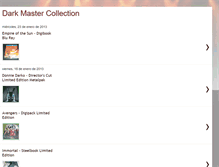 Tablet Screenshot of darkmaster-collection.blogspot.com