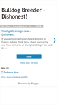 Mobile Screenshot of dakotathebulldog.blogspot.com
