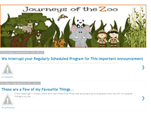 Tablet Screenshot of journeysofthezoo.blogspot.com