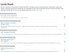 Tablet Screenshot of lyndareads.blogspot.com