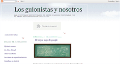 Desktop Screenshot of losguionistasynosotros.blogspot.com