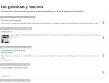 Tablet Screenshot of losguionistasynosotros.blogspot.com