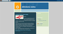 Desktop Screenshot of directorescedva.blogspot.com