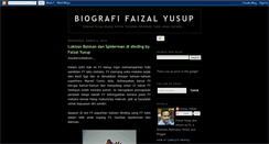 Desktop Screenshot of biografifaizalyusup.blogspot.com