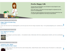 Tablet Screenshot of feedahappylife.blogspot.com