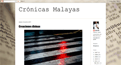 Desktop Screenshot of malayascronicas.blogspot.com