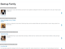 Tablet Screenshot of dastrupfamily.blogspot.com