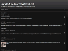 Tablet Screenshot of lavidadelostriangulos.blogspot.com