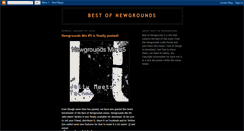 Desktop Screenshot of bestofnewgrounds.blogspot.com