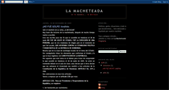 Desktop Screenshot of lamacheteada.blogspot.com