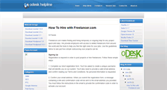 Desktop Screenshot of odeskhelplinebd.blogspot.com