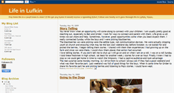 Desktop Screenshot of lifeinlufkin.blogspot.com