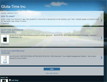 Tablet Screenshot of gluta-time.blogspot.com