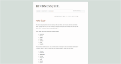 Desktop Screenshot of kindness6.blogspot.com