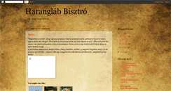 Desktop Screenshot of haranglabbisztro.blogspot.com