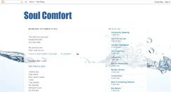 Desktop Screenshot of comfortmysoul.blogspot.com