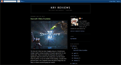 Desktop Screenshot of kryreviews.blogspot.com