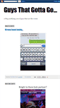 Mobile Screenshot of guysthatgottago.blogspot.com