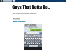 Tablet Screenshot of guysthatgottago.blogspot.com