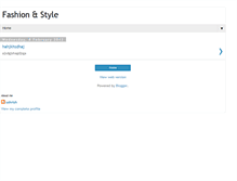 Tablet Screenshot of fashionstyle-trend.blogspot.com