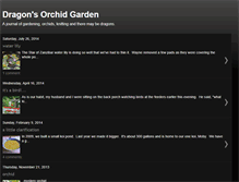 Tablet Screenshot of dragonsorchidgardenknitting.blogspot.com