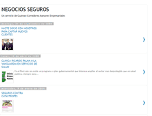 Tablet Screenshot of negociosseguros.blogspot.com