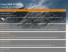 Tablet Screenshot of comebackbrighter.blogspot.com