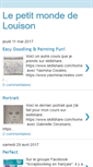 Mobile Screenshot of lepetitmondedelouison.blogspot.com