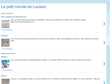 Tablet Screenshot of lepetitmondedelouison.blogspot.com