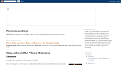 Desktop Screenshot of professionaledge.blogspot.com