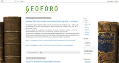 Desktop Screenshot of geoforodocumentos.blogspot.com