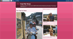 Desktop Screenshot of capribyvespa.blogspot.com