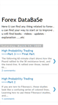 Mobile Screenshot of forex-db.blogspot.com