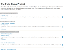 Tablet Screenshot of indiachinaproject.blogspot.com