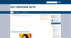 Desktop Screenshot of hotdeeksha-seth.blogspot.com