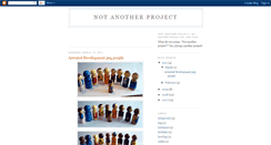 Desktop Screenshot of notanotherproject.blogspot.com