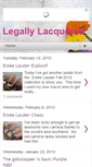 Mobile Screenshot of legallylacquered.blogspot.com