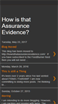 Mobile Screenshot of howisthatassuranceevidence.blogspot.com