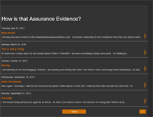 Tablet Screenshot of howisthatassuranceevidence.blogspot.com