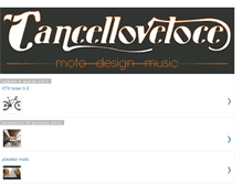 Tablet Screenshot of cancelloveloce.blogspot.com