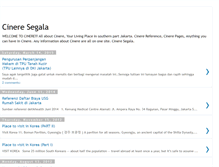 Tablet Screenshot of cinere-segala.blogspot.com