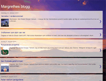 Tablet Screenshot of margrethesblogging.blogspot.com