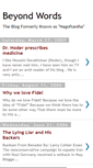 Mobile Screenshot of beyondwords2.blogspot.com