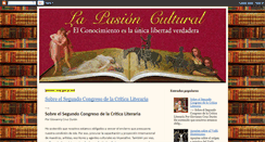 Desktop Screenshot of lapasioncultural.blogspot.com