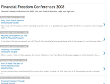 Tablet Screenshot of financialfreedomconferences2008.blogspot.com