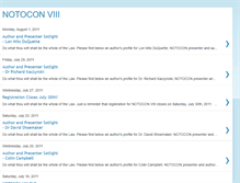 Tablet Screenshot of notoconviii.blogspot.com