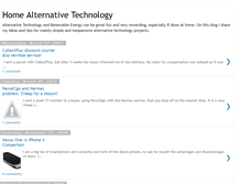 Tablet Screenshot of homealternativetechnology.blogspot.com