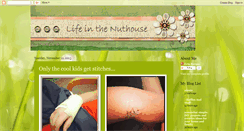 Desktop Screenshot of mylifeinthenuthouse.blogspot.com